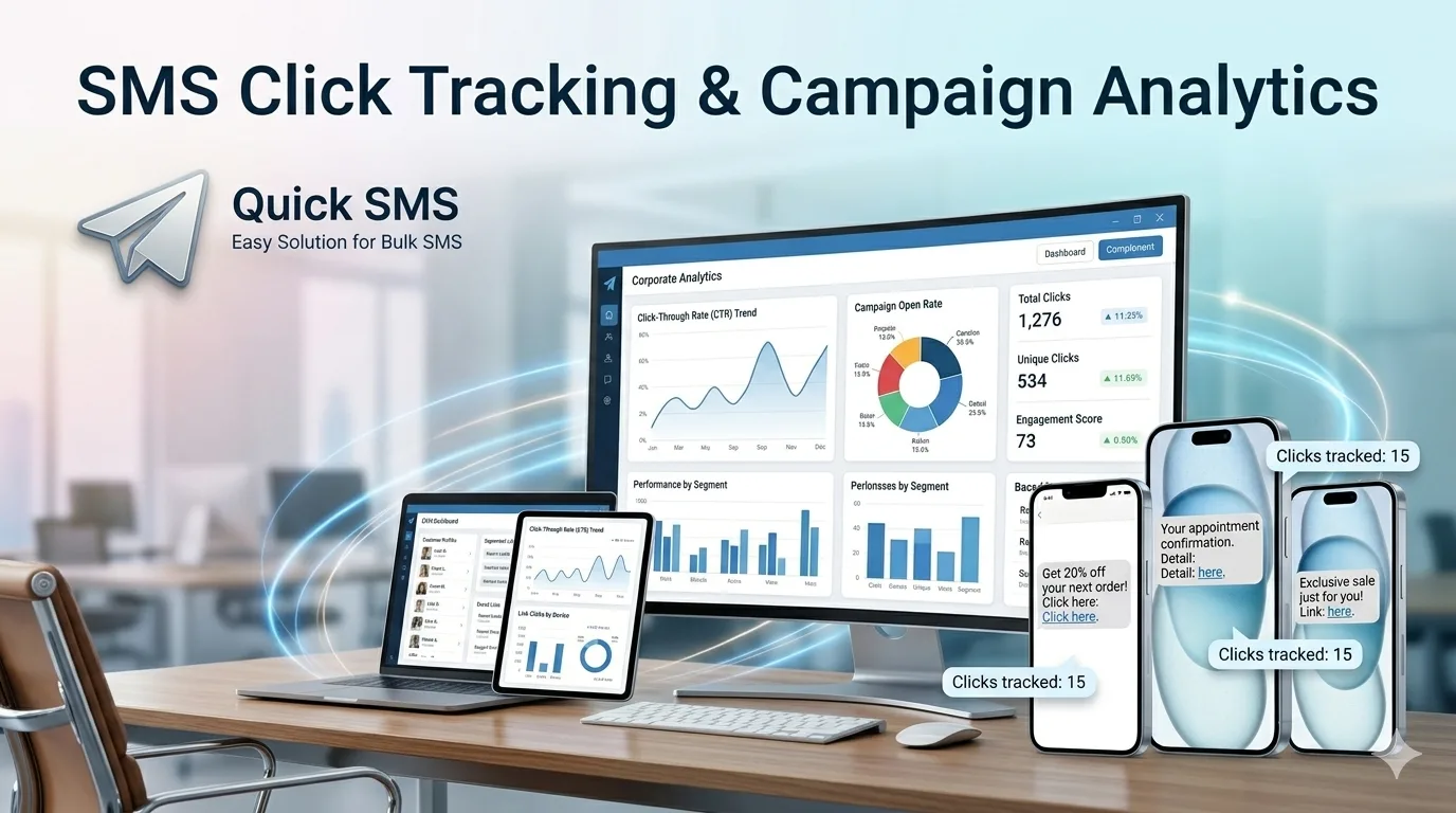 SMS Click Tracking & Campaign Analytics